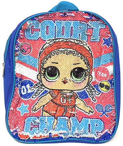 LOL Mini-Rucksack, 30,5 cm, mit Pailletten, Blau