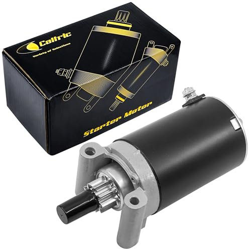 Caltric Démarreur compatible avec Kohler 3209810 3209810S 32-098-10S, Démarreur Tracteur Tondeuse Moteur