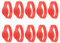 10 Stück RFID-Armband RFID-Armband 125 KHz RFID-Armband Silikonarmband IP68 Wasserdicht ID-Karte Saunakarte Zugangskontrolle Armband für Hotel Schwimmbad Saunaraum(Rot)