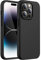 JETech Silicone Case for iPhone 14 Pro 6.1-Inch, Silky-Soft Touch Full-Body Protective Phone Case, Shockproof Cover with Microfiber Lining (Black)