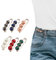 6 Stück simulierte Perlen Sicherheitsnadeln, Brosche Damen, suitable for sweaters, shawls, pants(Set02)