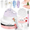NAILGIL Solid Builder Gel For Nails, 60g Large Capacity 3D Gel Nail Art Sculpture Non-Sticky Hand Clear Extension Gel Sock Off UV LED with 3D Silicone Mold Salon DIY at Home