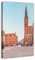 Stadtbild Danzig-Farbposter Leinwand Poster Wandkunst Dekor Druck Bild Gemälde für Wohnzimmer Schlafzimmer Dekoration Rahmen Stil 50 x 75 cm