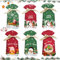 Lets Joy 60 Stück Weihnachtsbonbontüte, Weihnachten Geschenkbeutel, Weihnachtsbonbontüten mit Kordelzug, Weihnachtstüten Süßigkeiten, Candy Weihnachtsgeschenkbeutel, Kekstüten Weihnachten Pralinen