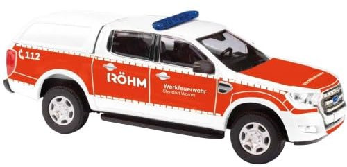 Busch 52840 Ford Ranger/Hardtop Werkfeuerwehr Röhm