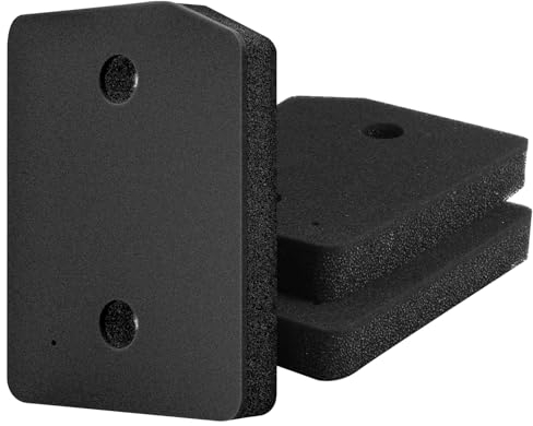 MHDUYEG Trockner Filter 3 Stück Für Miele Trockner Wärmepumpentrockner Kondenstrockner Wäschetrockner Filtermatte 207 X 157 X 30mm Filter Schaumstoff Schwamm Für Kondenstrockner