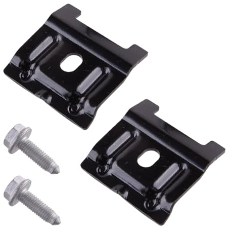 CGEAMDY 2 Stück Batterie-Halteklammer & Schraube, Batterie-1j0803219 Halterung, Halteklammerhalterung 1j0803219 Metall Mit Schraube, Batteriehalterung Für Auto SUV