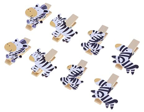Operitacx 8St Weihnachtsgeschenke Holzpflöcke basteln Weihnachtsfoto Fotogeschenke Weihnachtssto Cartoon-Clips Bildclips Mini Foto-Pin Pack Fotoordner Holzclip Hölzern