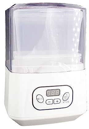Ggnaxivs 1L YaourtièRe ÉLectrique Automatique TempéRature Constante YaourtièRe DIY Yaourt Riz Vin Natto Maker Prise UE