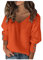 HOOUDO Same Day Angebote Sale Pullover-Hülsen-beiläufige warme Feste Kragen-Knöpfe gestrickte Frauen-Bogen-Mode-Oberseiten-Frauen-Bluse T Shirt Mit Druck Damen Bluse Kur Meine Bestellungen Anzeigen