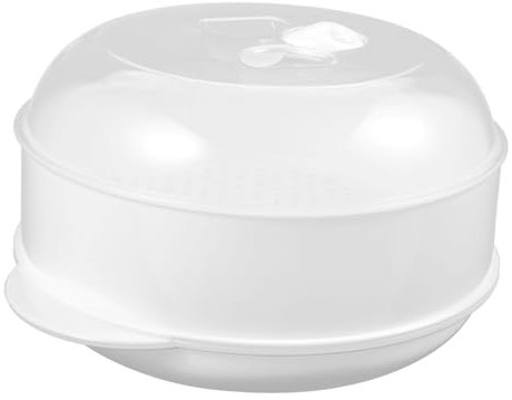 Mikinona 1pezzi Vaporiera Per Cottura Al Vapore Plastica Con Coperchio Trasparente Per Microonde Accessorio Da Cucina Pratico E Versatile Con Scomparto Per Scolare