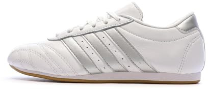 adidas Taekwondo Lace Women's Shoes, Cloud White/Silver Metallic/Gum, Size 7