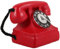 IMIKEYA Telefonverzierung Raumdekoration Klassisches Europäisches Telefon Wandmontiertes Telefon Retro Dekoratives Telefon Retro Antikes Telefon Vintage-telefonmodell Kunstharz Rosa