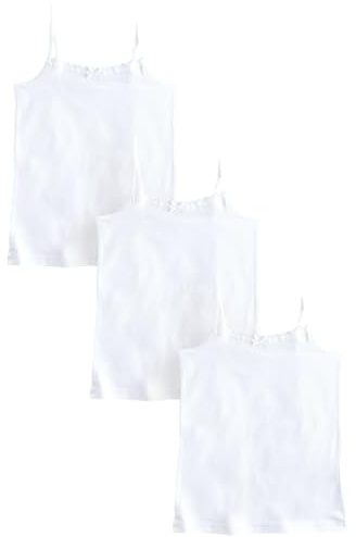 NEXT Mädchen Tops mit elastischen Trägern, 3er-Pack