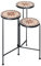 Blumenhocker Mosaik Beistelltisch Outdoor Pflanzenständer Balkon Blumenständer Metall Pflanzenregal Plant Stand Pflanzen Blumentisch Blumenregal Flower