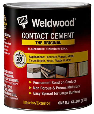DAP 00273 1 Gallon Weldwood Original Contact Cement, Tan
