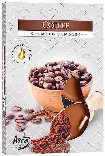 DUFTKERZEN 6ER PACK TEELICHTER, Duft:Kaffee
