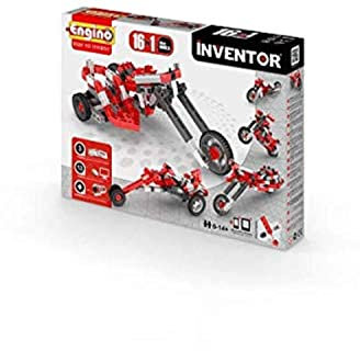 Engino-INVENTOR 1632 - Konstruktionsbausatz 16 in 1 Motorräder