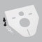 Schallschutz-Set, Wand-WC, Premium 422 x 372 mm, weiss