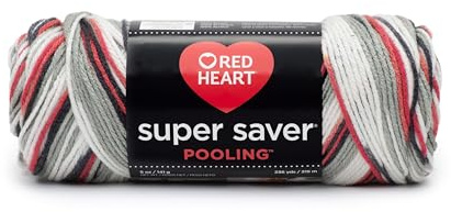 RED Heart E300P.8310 Super Saver Yarn, Haute Pooling