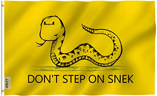Anley Fly Breeze 3x5 Fuß MengSnake Flagge - Lebendige Farbe und UV-beständig - Canvas Header und doppelt genäht - MengSnake Flags Polyester mit Messingösen 3 X 5 Ft