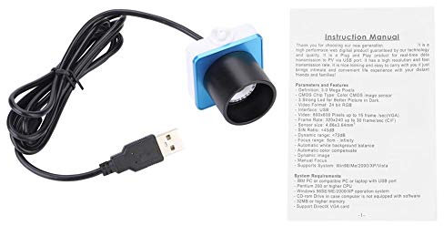Qinlorgo Electronic Telescope Camera Digital 1.25 for Astrophotography, USB Port, 480p, VGA
