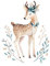 Goldkindzauber DIY Aufbuegler Patch Sticker Applikation Reh Aufnaeher Kleidung Patches Zum Aufbügeln