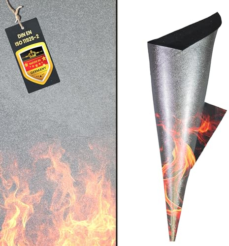 FireMat Silk-A Edition 50x50cm, feuerfeste Unterlage,Brandschutz Unterlage, Öl abweisend + rutschfest.Feuerfeste Unterlage für Elektrogeräte wie Kaffeemaschine, Wasserkocher, Mikrowelle ..