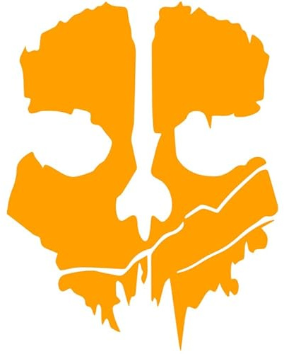 Decus Call of Duty Ghost XL 0124 (orange) // Sticker OEM JDM Style Aufkleber
