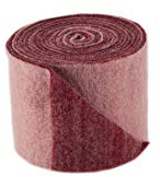 Hochwertiger & Widerstandsfähiger Filz – Zweifarbig - Breite 15cm / Länge 5m - Topfband/Bastelfilz/Wollfilz - Dehnbar & Druckelastisch – Tischdeko Ostern/Weihnachten (Rosa/Bordeau)