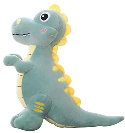 Peluche Dinosaurio Sonwaha Peluche Muñeca Suave y Lindo Animal Juguete Gran Regalo para Niños Peluche Dinosaurio(40 CM) (Verde)