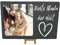 Personalisierte Schieferplatte Beste Mama der Welt - Muttertagsgeschenk - Schiefertafel personalisiert - Dein Foto auf Deine Schieferplatte - Schiefertafel mit Standfuß -Zum Aufstellen (Variante 1)