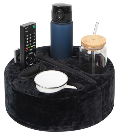 Sofa Buddy - Black Couch Cup Holder, Couch Caddy, Sofa Cup Holder