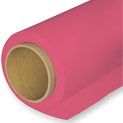BOLLUMA Seamless Background Paper Backdrop 2.72x10m / 8.9x32.8ft, Rose Pink, 49, Photo Studio Paper Roll for Portrait, Product, Pet, Family Photography Shooting, Video Filming