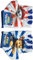 Bike Fashion Pat' Patrouille Gants Multicolore 3