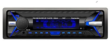 WANWEN Lettore Dvd Autoradio AUX/TF/USB FM MP3 Player 1 DIN Audio Bluetooth Telecomando Stereo Veicolo Auto Pannello Staccabile Telecomando RDS Little Surprise