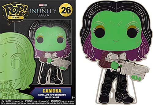 Loungefly Marvel Infinity Saga Large Enamel Pin - Chance of Gamora Chase | Official Superheroes Merch - Collectable Toy - Birthday Gift Idea for Fans and Collectors