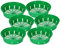 KOTARBAU 6er Set Zwiebelkörbe 260mm Pflanzkorb Blumenzwiebeln Pflanzschale Robuste Grün