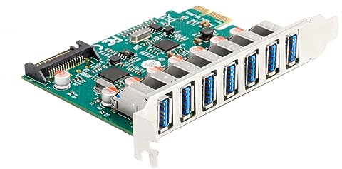 DeLOCK USB-Controller PCI Express x1 Karte zu 7 x extern USB 5 Gbps Typ-A Buchse