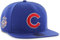 '47 MLB Sure Shot Captain Hat Verstellbare Strukturierte 6-Panel Snapback Hat Cap, Erwachsene Einheitsgröße, Chicago Cubs, Einheitsgr��e