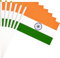 Indien-Flaggen, indische Handflaggen mit Stäbchen, kleine indische Flaggen für Festivals, Sportparade, Meetings, Partys, Dekoration, lebendige Farben, langlebig, 20 Stück