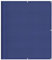 vidaXL Balkon Sichtschutz, Balkonbespannung mit Ösen Seil, Wasserfeste Balkonabdeckung, Balkonverkleidung für Balkon Terrasse, 120x1000cm Blau 100% Polyester-Oxford