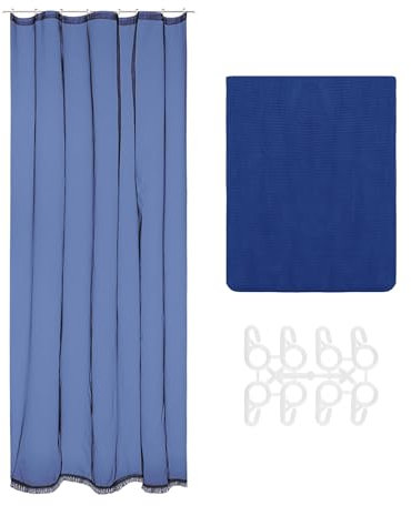 Il Gruppone Passione Casa Tenda Zanzariera 150x250 Cm Tinta Unita con Anelli Inclusi Finestre Porte Zanzariere Insetti Moschiera Anti Mosche Zanzare Insetti Rete Fitta Terrazzi Balcone Giardino - Blu