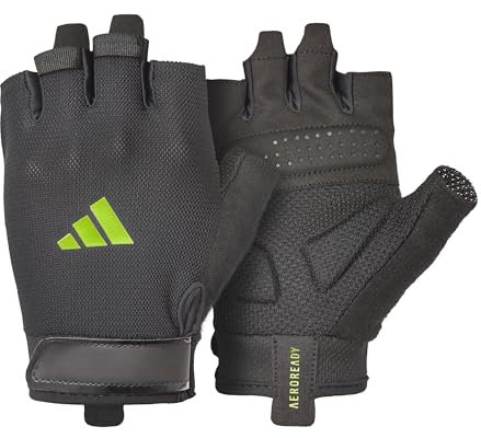 adidas Essential Trainingshandschuhe - feuchtigkeitsabsorbierende Aeroready Technologie gepaart mit Einer äußerst komfortablen, strapazierfähigen Handinnenfläche aus Velourlederimitat
