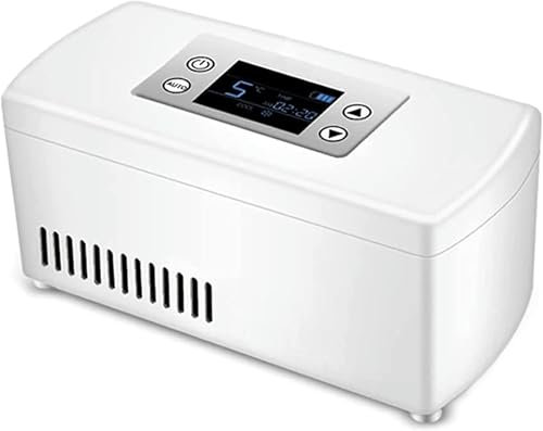 GZYHDC Frigo Insuline pour Voyage Glacière à insuline Réfrigérateur de Voyage pour diabétique Réfrigérateur à insuline Réfrigérateur Portable Compact Étui de Refroidissement pour médicaments pour v-1