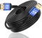 Adrenenjoyer 18Gbps Cable HDMI 20 metros con conectores de agarre,4K Alta Velocidad Ethernet 2.0 Cable Flexible,Soporte 4K@60Hz HDR,HDCP2.2,ARC,3D,CEC,para HDTV/PS4/3/Xbox/Monitor/Proyector ect