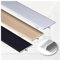 Listello protettivo Lega di Alluminio - Pavimento Bordo - Atriscia Divisoria - Strisce di Rivestimento Per Pavimenti in Laminato, profilo di transizione piatto con laminato(Silver,90cmx1.5cm)