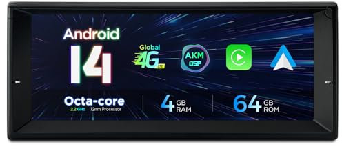XTRONS 10.25 Zoll IPS Android 14 Autoradio Multimedia Player Octa Core 4+64GB für BMW E39 M5 7er E38 Eingebautes 4G LTE Gyroskop-Sensoren Car Play AKM DSP GPS Bluetooth WiFi Optional DAB OBD TPMS DVR