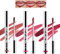 Pakivs Juego de 3 colores Peel Off Lip Liner Stain Set,Waterproof Rosa Lip Tinte,Matte Peel Off Lip Liner,Peel Off Lip Gloss Tattoo,Nude Matte Lip Contour para Mujeres