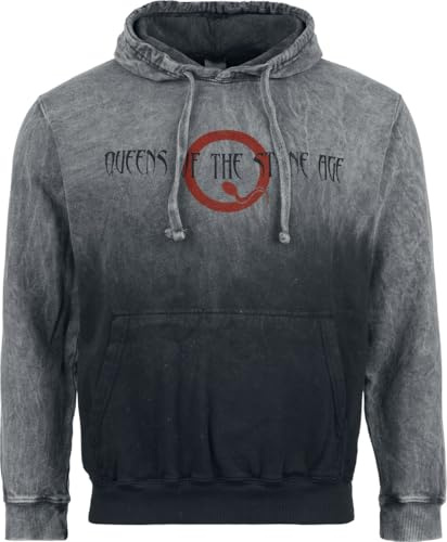 Queens Of The Stone Age Logo Männer Kapuzenpullover grau Band-Merch, Bands